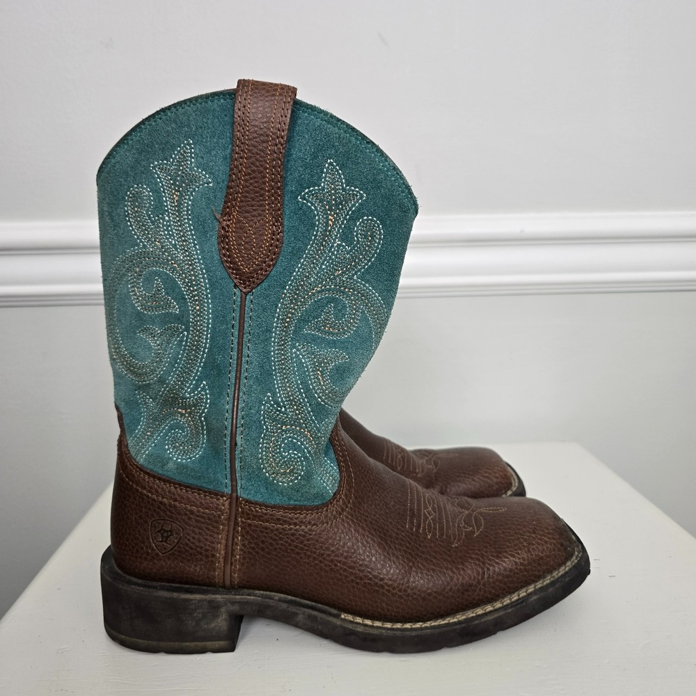 Ariat Womens Anthem Shortie Western Boots 6B Boho Festival Cowgirl Country Chic